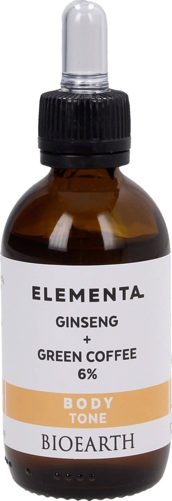 BIOEARTH ELEMENTA BODY TONE Ginseng + Grüner Kaffee 6% - 50 ml