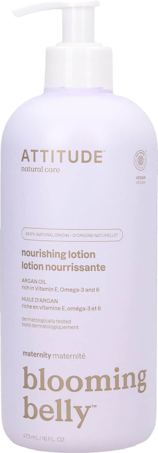 ATTITUDE Blooming Belly Natural Nourishing Lotion Argan - 473 ml