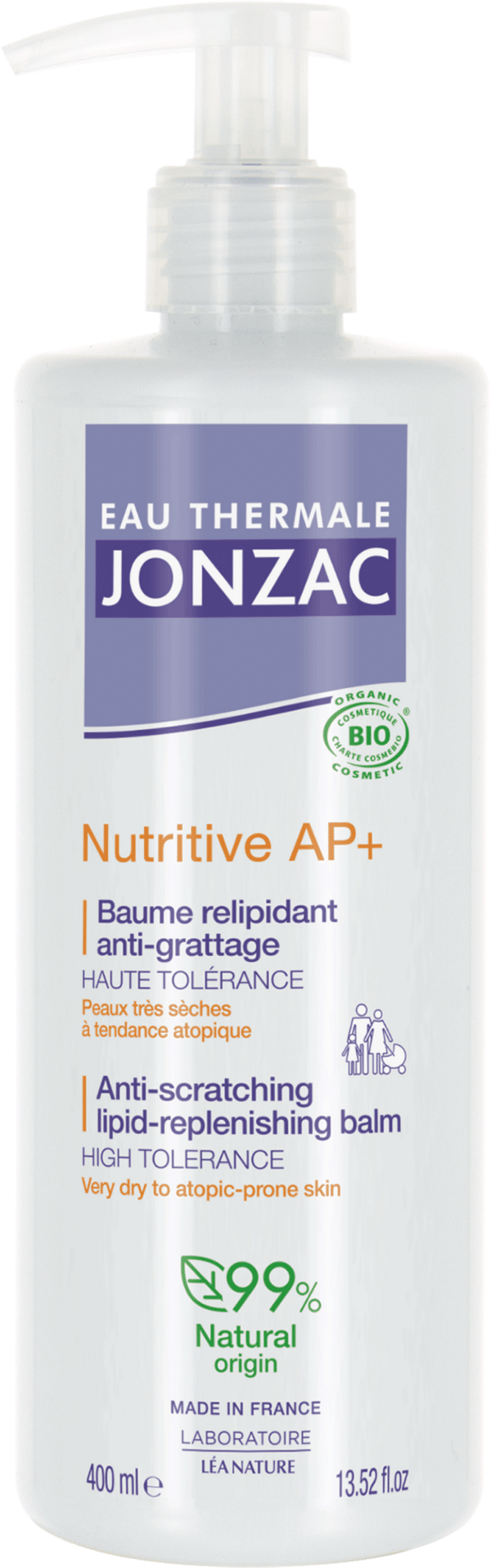 Eau Thermale JONZAC Nutritive AP+ Intensive Lipid-Replenishing Balm - 400 ml