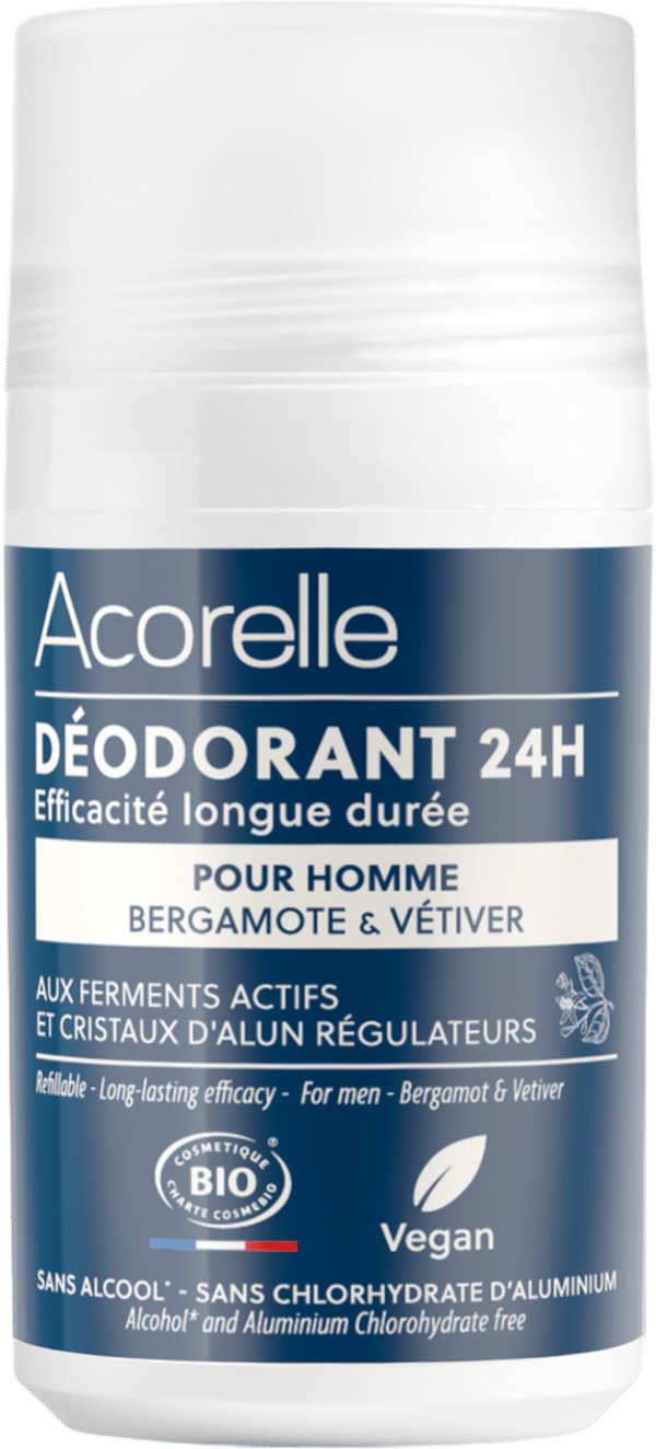 Acorelle Pour Homme Deo Roll-on Bergamotte & Vetiver - 50 ml