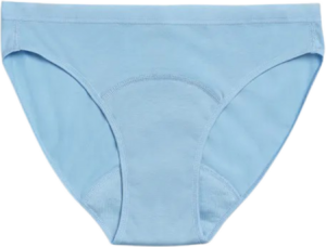 Imse Teen Bikini Periodenslip Medium Flow Hellblau