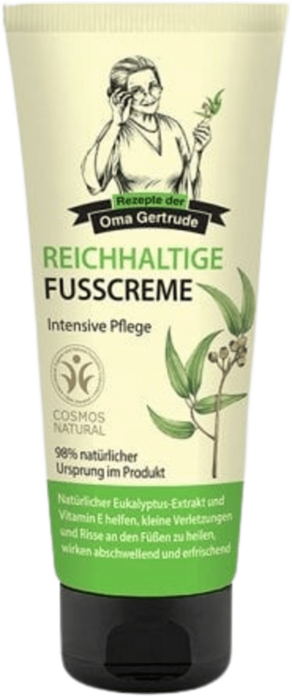 Rezepte der Oma Gertrude Reichhaltige Fußcreme - 75 ml