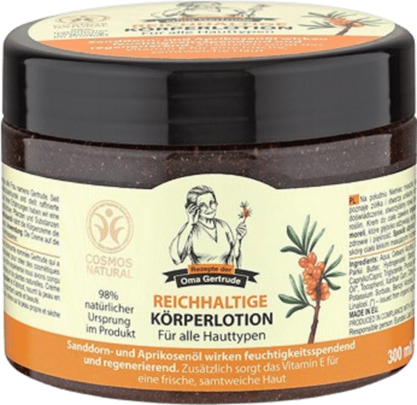 Rezepte der Oma Gertrude Reichhaltige Körperlotion - 300 ml