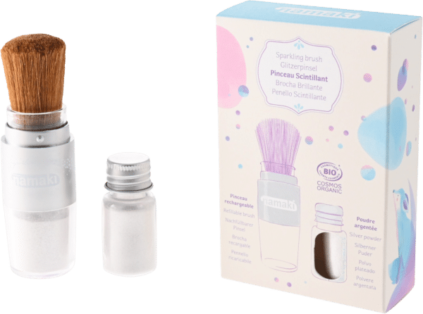 namaki Sparkling Powder with Brush - Silver