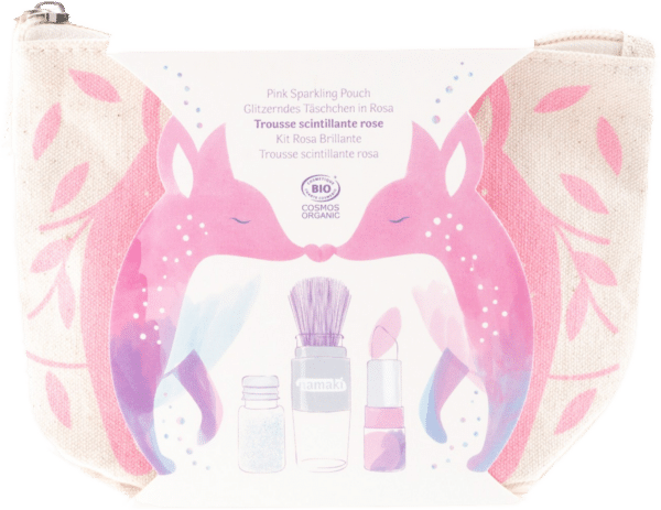 namaki Pink Fox Sparkling Pouch - 1 Set