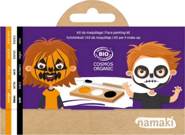 namaki Pumpkin & Skeleton Face Painting Kit - 1 Set