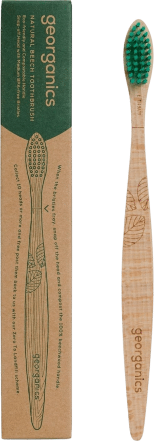 georganics Beechwood Toothbrush - 1 Stk