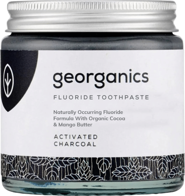 georganics Fluoride Toothpaste Activated Charcoal - 60 ml