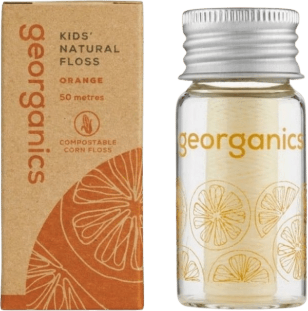 georganics Dental Floss Sweet Orange - 50 m