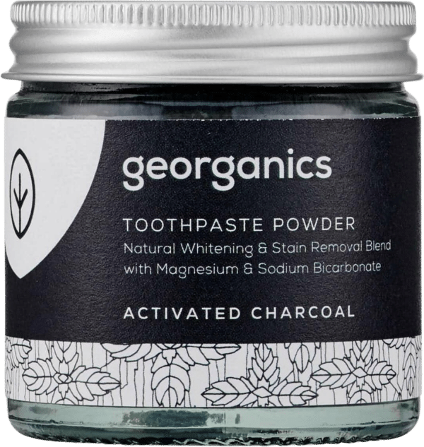 georganics Natural Toothpowder Activated Charcoal - 60 ml