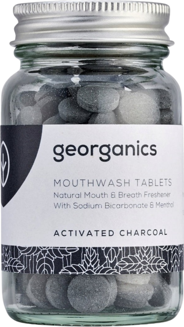 georganics Mouthwash Tablets - Activated Charcoal