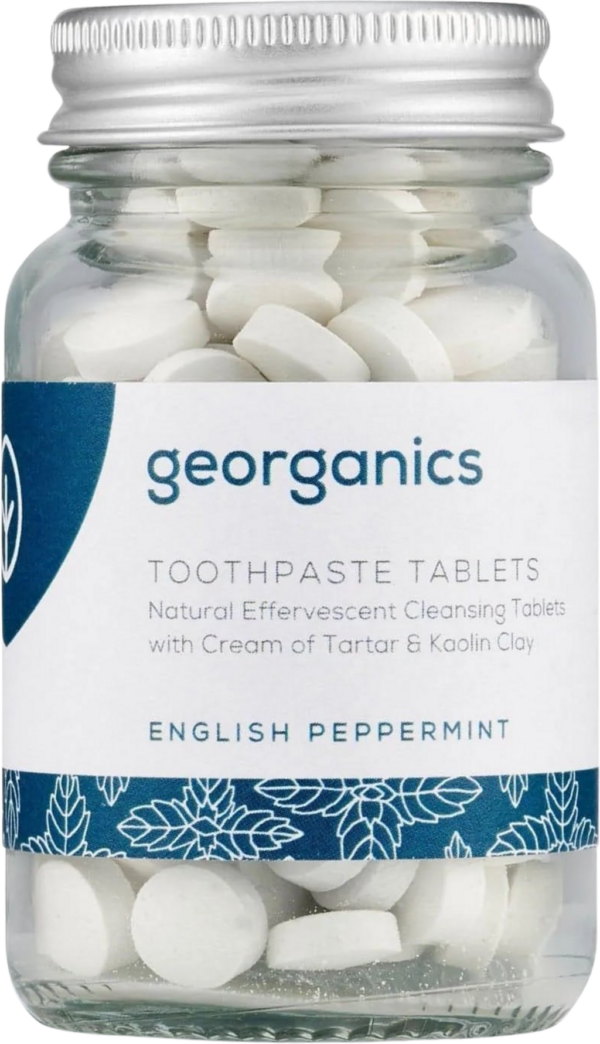 georganics Toothpaste Tablets - English Peppermint