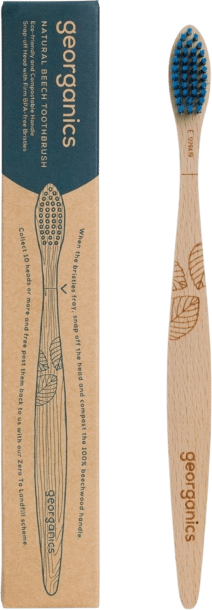 georganics Beechwood Toothbrush Firm - 1 Stk