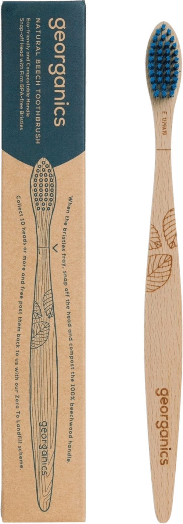 georganics Beechwood Toothbrush Firm - 1 Stk