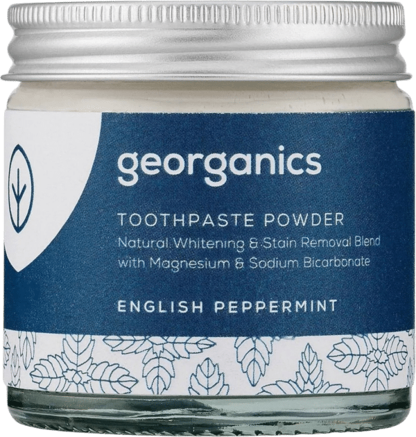 georganics Natural Toothpowder English Peppermint - 60 ml