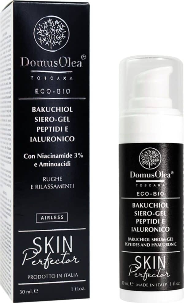 Domus Olea Toscana Skin Perfector Bakuchiol Gel-Serum Peptide & Hyaluronsäure - 30 ml