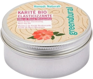 greenatural Sheabutter mit Wildrosenöl "Elasticizzante" - 100 ml