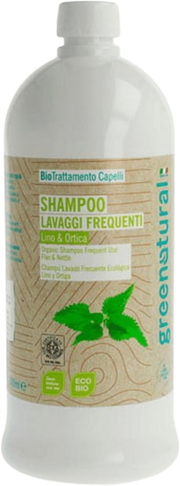 greenatural Shampoo Leinöl & Brennnessel - 1000 ml