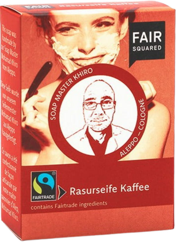 FAIR SQUARED Shaving Soap Coffee - 80 g