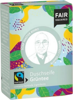 Fairtrade Jubiläums Duschseife Grüntee - 80 g