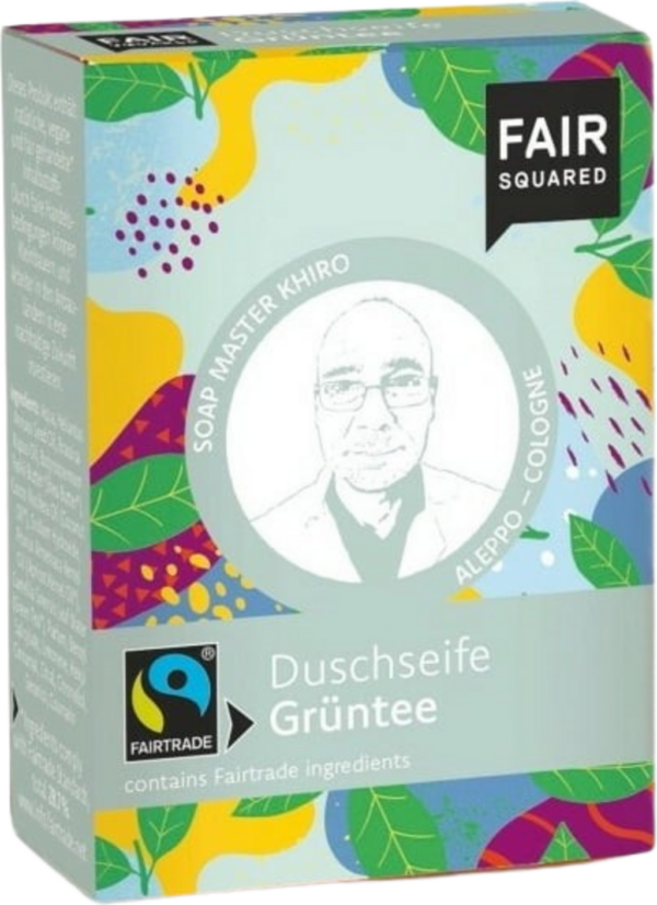 Fairtrade Jubiläums Duschseife Grüntee - 80 g