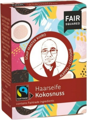 Fairtrade Jubiläums Haarseife Kokosnuss - 80 g