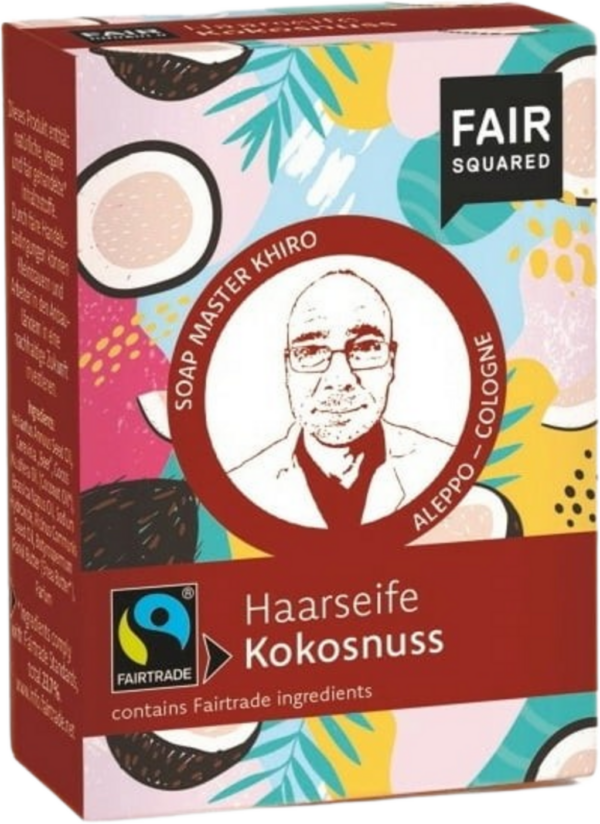 Fairtrade Jubiläums Haarseife Kokosnuss - 80 g