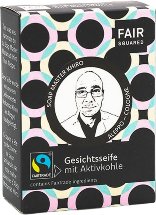 FAIR SQUARED Black Facial Soap - 80 g