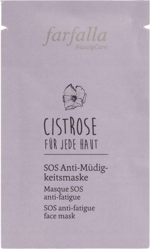 farfalla SOS Anti-Müdigkeitsmaske Cistrose - 7 ml