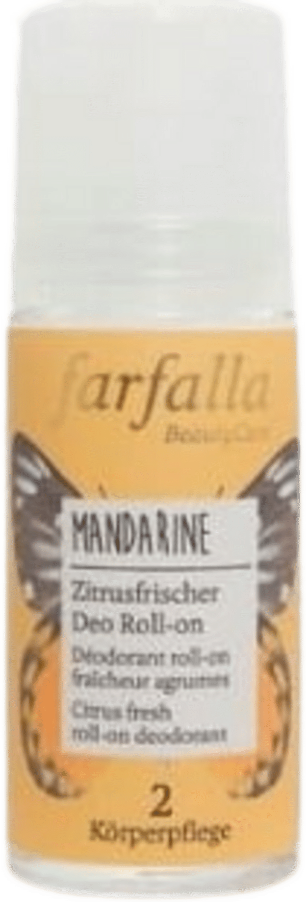 farfalla Deo Roll-On Mandarine - 50 ml