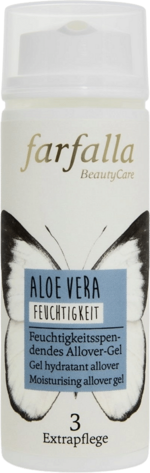 farfalla Feuchtigkeitsspendendes Allover-Gel Aloe Vera - 50 ml