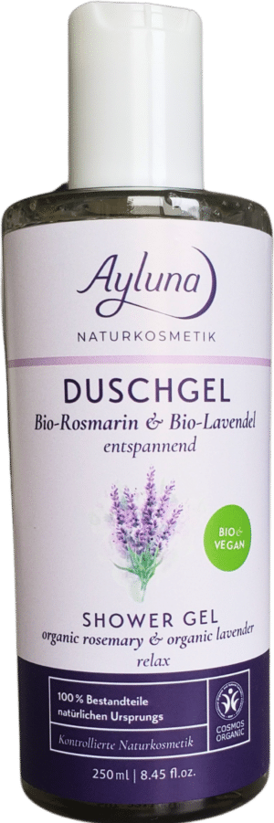 Ayluna Duschgel Bio-Rosmarin & Bio-Lavendel - 250 ml