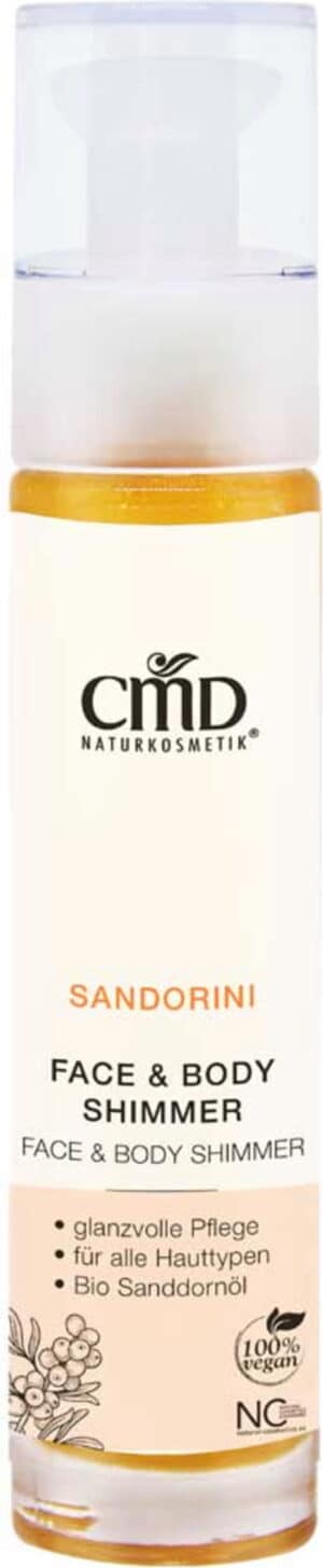 CMD Naturkosmetik Sandorini Face & Body Shimmer - 50 ml