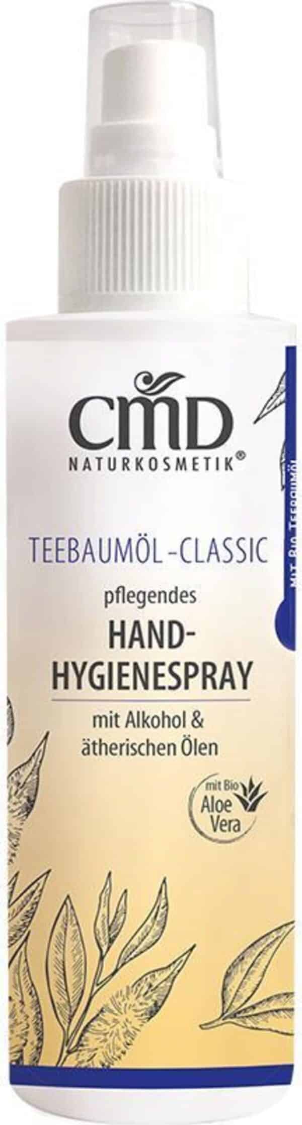 CMD Naturkosmetik Teebaumöl Handhygiene Spray - 100 ml mit Sprühkopf