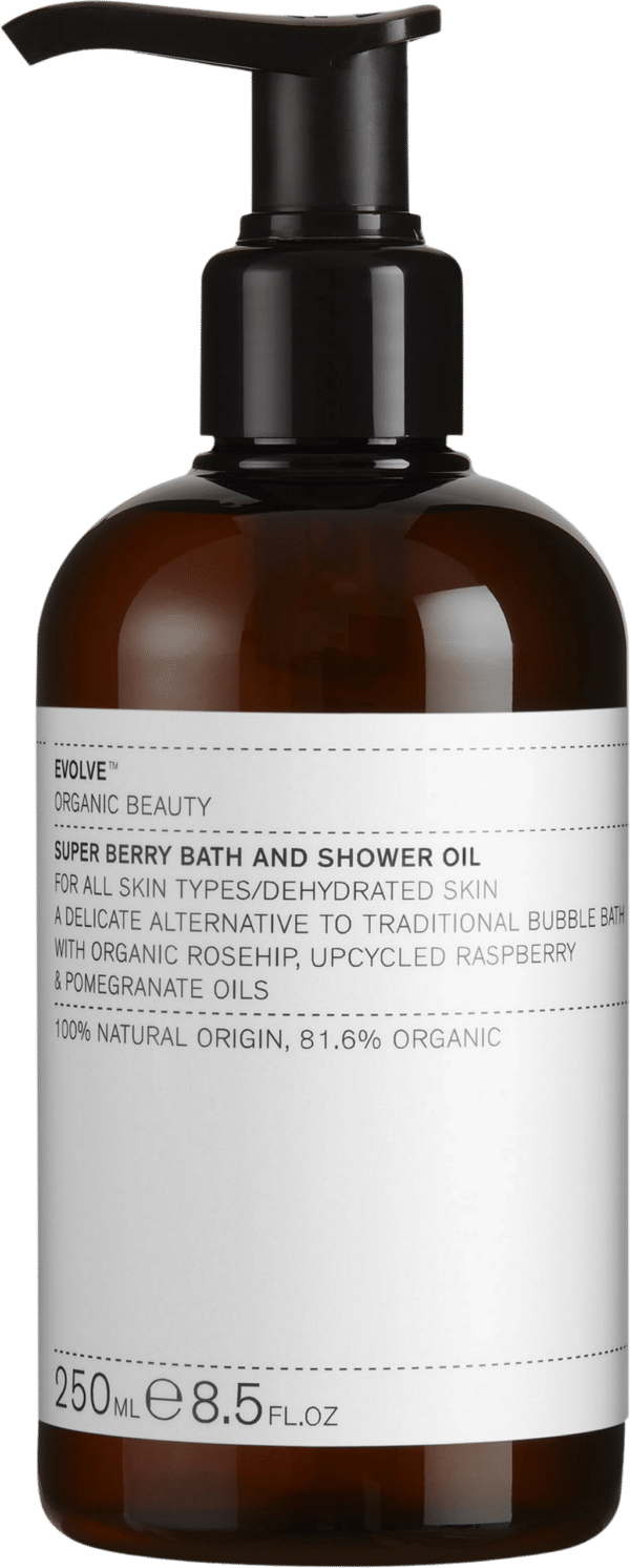 Evolve Organic Beauty Super Berry Bath & Shower Oil - 250 ml