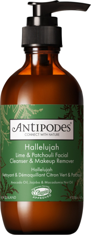 Antipodes Hallelujah Lime & Patchouli Cleanser & Makeup Remover - 200 ml