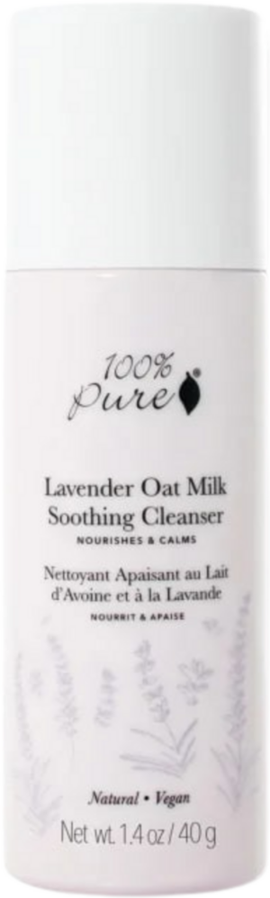 100% Pure Lavender Oat Milk Soothing Cleanser - 40 g