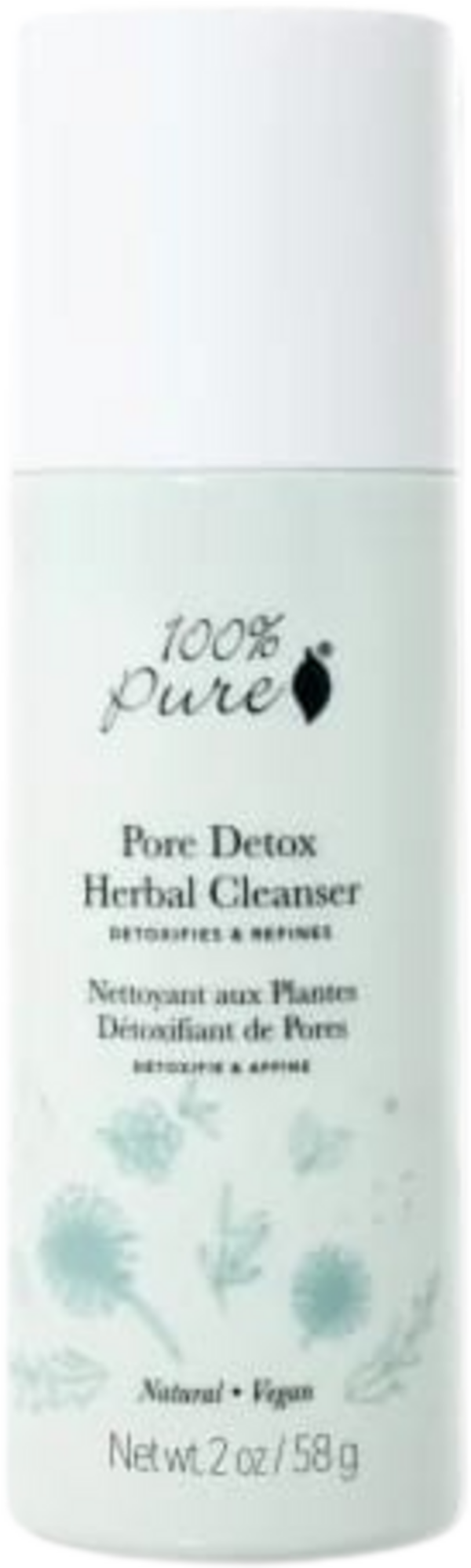 100% Pure Pore Detox Herbal Cleanser - 58 g