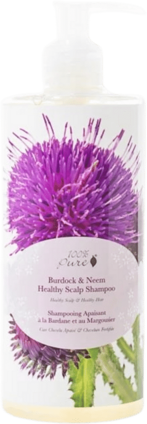 100% Pure Burdock & Neem Healthy Scalp Shampoo - 390 ml