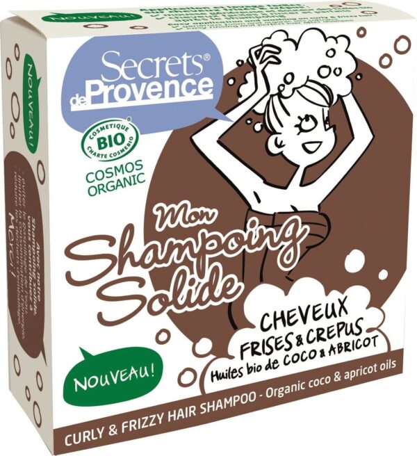 Secrets de Provence Festes Shampoo für gelocktes & krauses Haar - 85 g