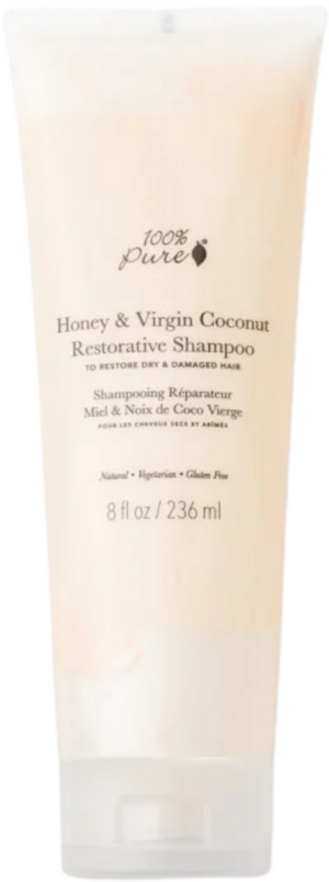 100% Pure Honey & Virgin Coconut Restorative Shampoo - 236 ml