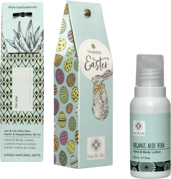 Kleiner Gruß mit Aloe Vera Hand & Body Lotion - Happy Easter