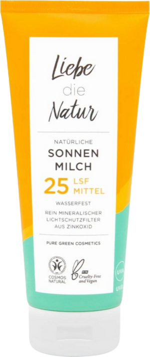 Liebe die Natur Sonnenmilch LSF 25 - 200 ml