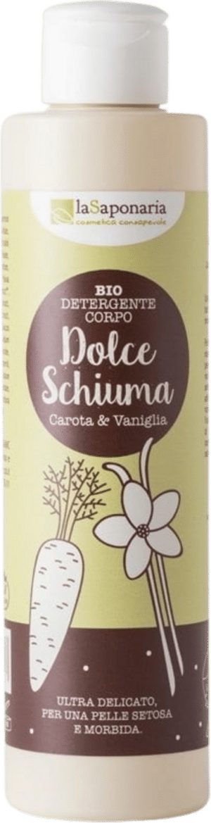 La Saponaria Dolce Schiuma - Vanille & Karotte Duschgel - 200 ml