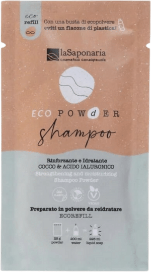 La Saponaria EcoPowder Refill Shampoo Kokos & Hyaluronsäure - 25 g