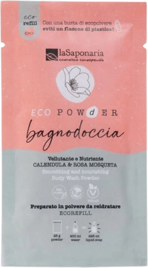 EcoPowder Refill Duschbad Calendula & Wildrose - 25 g