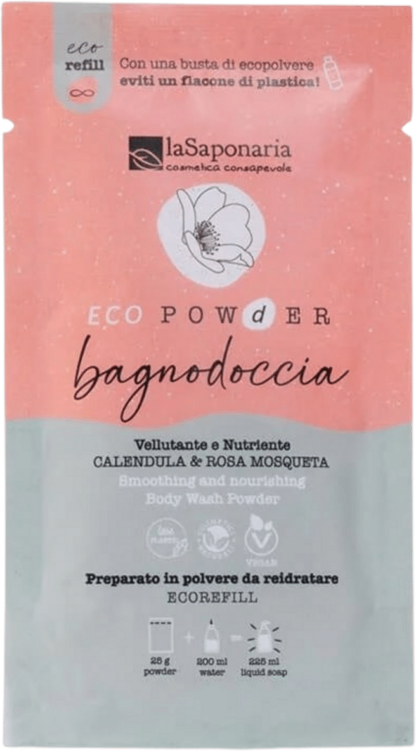 EcoPowder Refill Duschbad Calendula & Wildrose - 25 g