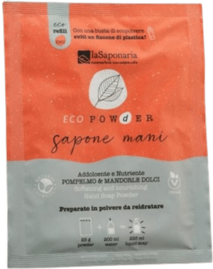 La Saponaria EcoPowder Refill Handseife Grapefruit & Süßmandel - 25 g