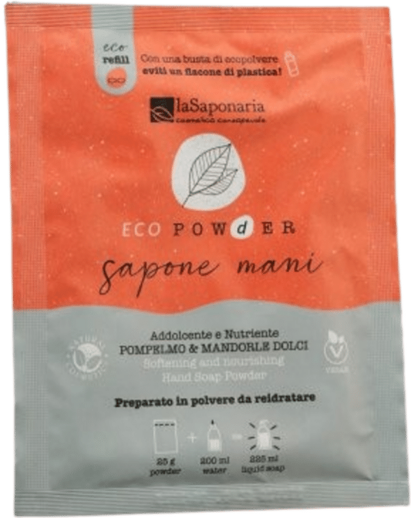 La Saponaria EcoPowder Refill Handseife Grapefruit & Süßmandel - 25 g