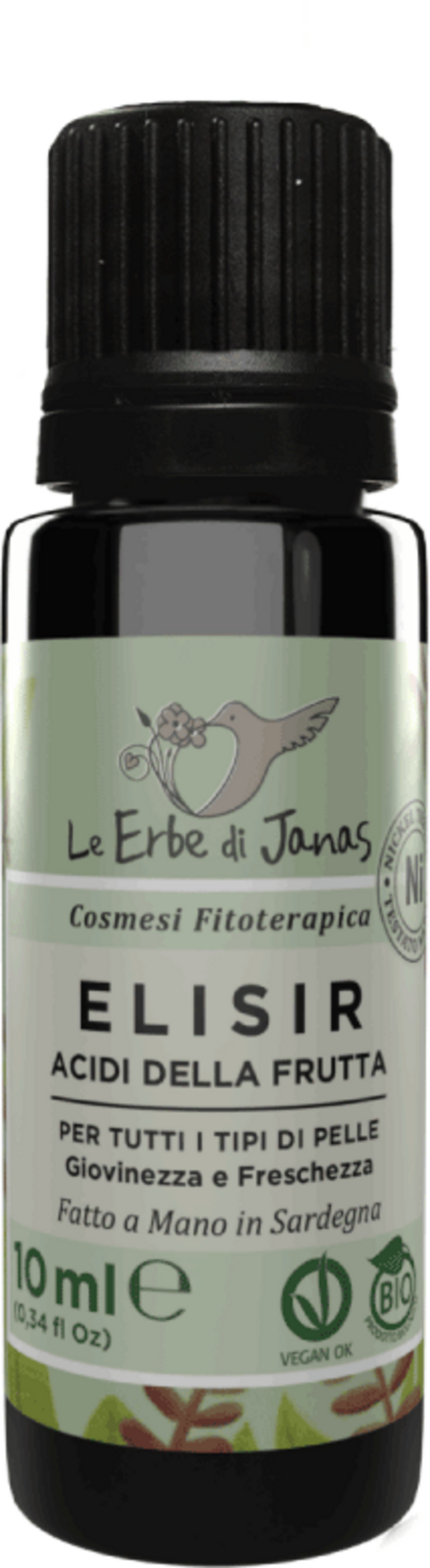 Le Erbe di Janas Elixier mit Fruchtsäuren - 10 ml